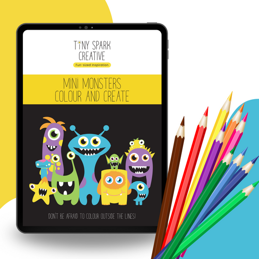 Mini Monster Colouring E-book