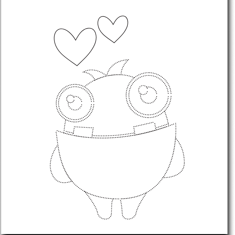 Mini Monster Colouring E-book